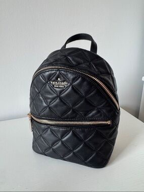 Kate Spade Natalia Mini Convertible
Backpack Quilted Black Bag